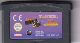 Millipede and Super Breakout and Lunar Lander - GameBoy Advance spil (B Grade) (Genbrug)